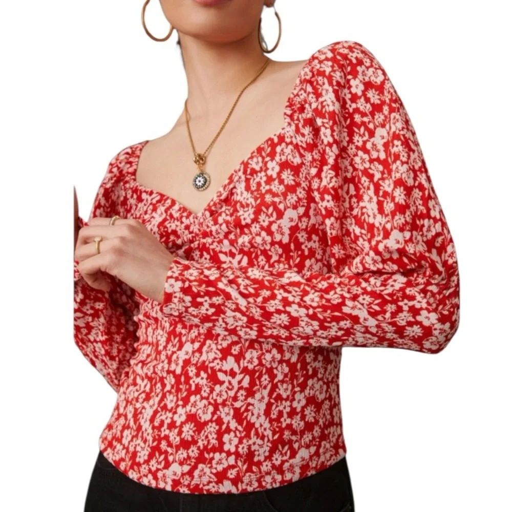 Anthropologie adorable red